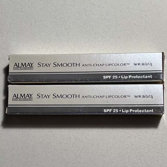 2x ALMAY Stay Smooth Anti-Chap Lipcolor with SPF 25 - Lip Protectant #33 FUDGE - Picture 2 of 7